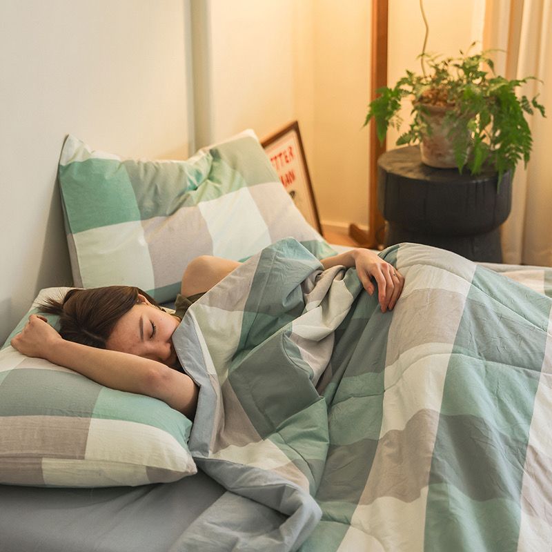 4Pcs Japan Linen |  New Colection Bedsets Summer Blanket 230*200 Drap Freesize | ID jp025022