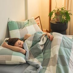 4Pcs Japan Linen |  New Colection Bedsets Summer Blanket 230*200 Drap Freesize | ID jp025022