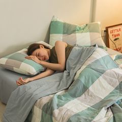 4Pcs Japan Linen |  New Colection Bedsets Summer Blanket 230*200 Drap Freesize | ID jp025022