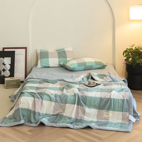 4Pcs Japan Linen |  New Colection Bedsets Summer Blanket 230*200 Drap Freesize | ID jp025022