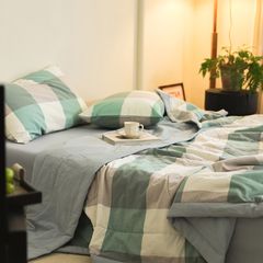 4Pcs Japan Linen |  New Colection Bedsets Summer Blanket 230*200 Drap Freesize | ID jp025022