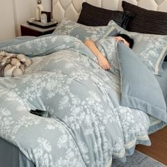 Milk Velvet Lovewe 220gram | 4Pcs Cover Premium Bedding Set | ID LOWE4PCSVMILK220GR12COLORM5