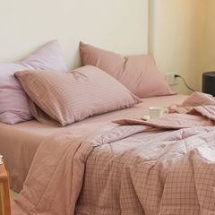 4Pcs Japan Linen |  New Colection Bedsets Summer Blanket 230*200 Drap Freesize | ID jp025023