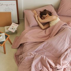 4Pcs Japan Linen |  New Colection Bedsets Summer Blanket 230*200 Drap Freesize | ID jp025023