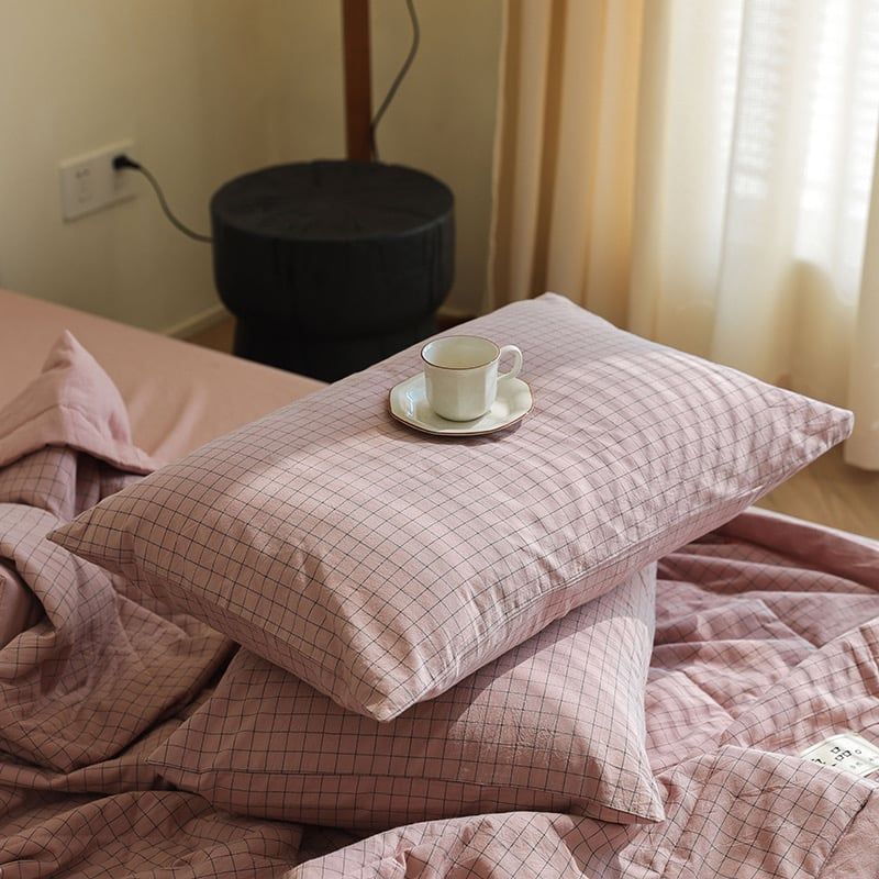 4Pcs Japan Linen |  New Colection Bedsets Summer Blanket 230*200 Drap Freesize | ID jp025023