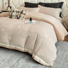 Milk Velvet Lovewe 220gram | 4Pcs Cover Premium Bedding Set | ID LOWE4PCSVMILK220GR12COLORM6