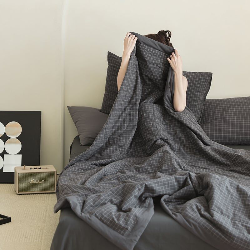 4Pcs Japan Linen |  New Colection Bedsets Summer Blanket 230*200 Drap Freesize | ID jp025024