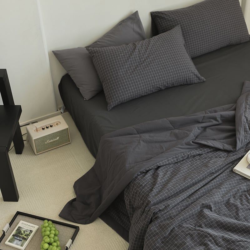 4Pcs Japan Linen |  New Colection Bedsets Summer Blanket 230*200 Drap Freesize | ID jp025024