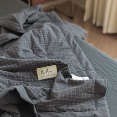 4Pcs Japan Linen |  New Colection Bedsets Summer Blanket 230*200 Drap Freesize | ID jp025024