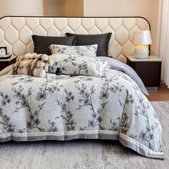 Milk Velvet Lovewe 220gram | 4Pcs Cover Premium Bedding Set | ID LOWE4PCSVMILK220GR12COLORM8