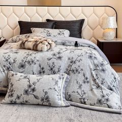 Milk Velvet Lovewe 220gram | 4Pcs Cover Premium Bedding Set | ID LOWE4PCSVMILK220GR12COLORM8