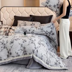 Milk Velvet Lovewe 220gram | 4Pcs Cover Premium Bedding Set | ID LOWE4PCSVMILK220GR12COLORM8
