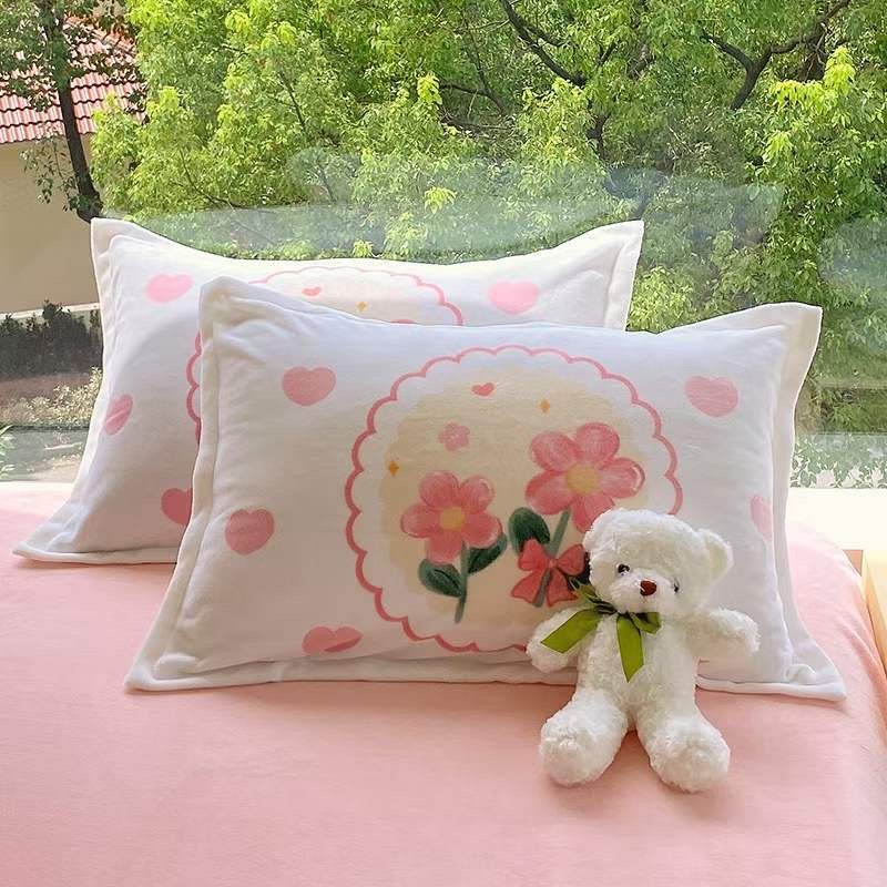 Set 4 Món Nỉ Nhung 200gr hình in 3D HappyFlower