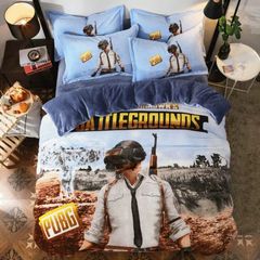 Set 4 Món Nỉ Nhung 200gr hình in 3D PUBG