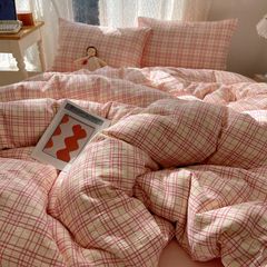 4Pcs Cotton Muslin Triple Layer | Set Cotton Linen 3 Lớp Bed Set | ID 4PCSGACCT13