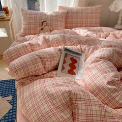 4Pcs Cotton Muslin Triple Layer | Set Cotton Linen 3 Lớp Bed Set | ID 4PCSGACCT13