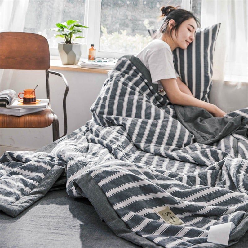 4Pcs Japan Linen |  New Colection Bedsets Summer Blanket 230*200 Drap Freesize | ID jp025025