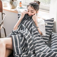 4Pcs Japan Linen |  New Colection Bedsets Summer Blanket 230*200 Drap Freesize | ID jp025025