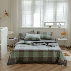 4Pcs Japan Linen |  New Colection Bedsets Summer Blanket 230*200 Drap Freesize | ID jp025026