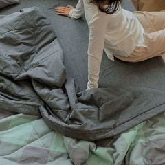 4Pcs Japan Linen |  New Colection Bedsets Summer Blanket 230*200 Drap Freesize | ID jp025026