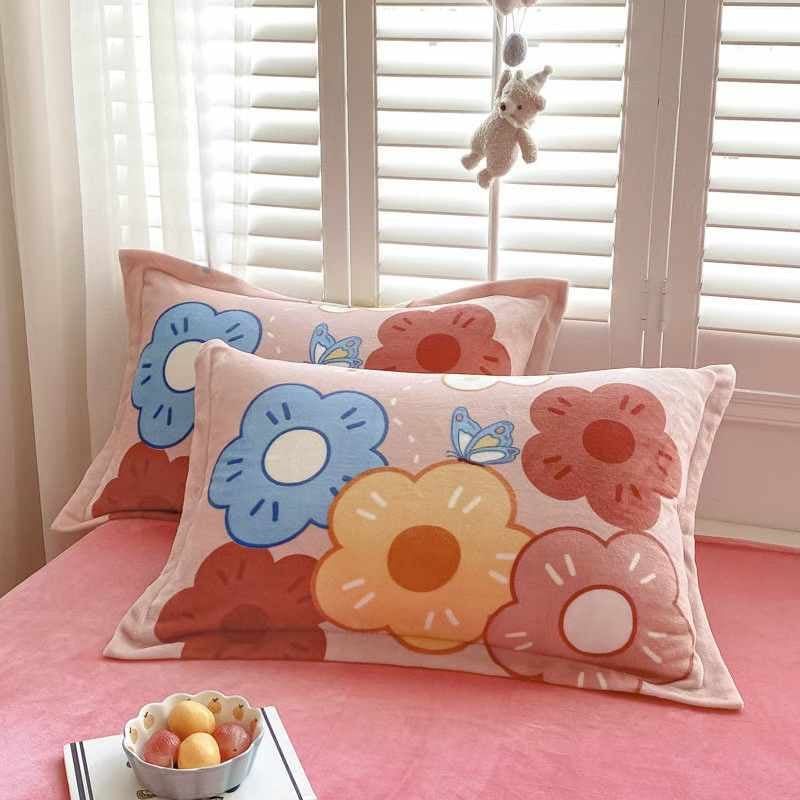 Set 4 Món Nỉ Nhung 200gr hình in 3D BrownFlower