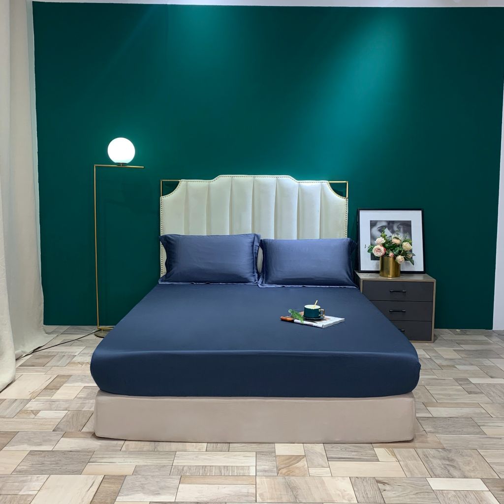 Tencel Basic Set Chần Hè 4 Món BlueCharcoal