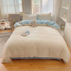 4Pcs Cotton Muslin Triple Layer | Set Cotton Linen 3 Lớp Bed Set | ID 4PCSGACCT07