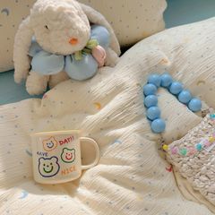4Pcs Cotton Muslin Triple Layer | Set Cotton Linen 3 Lớp Bed Set | ID 4PCSGACCT07