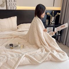 Home Text – Wool Blanket | Chăn Lông Cừu Minmin 230×200cm (1.6kg) | White