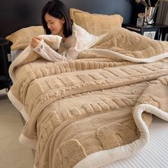 Home Text – Wool Blanket | Chăn Lông Cừu Minmin 230×200cm (1.6kg) | Camel