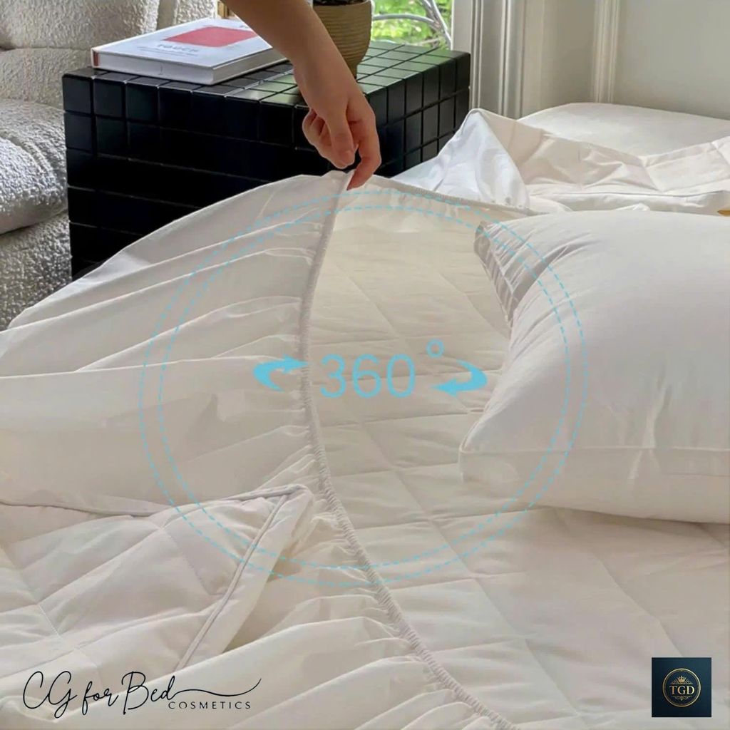 Bảo vệ Nệm chống thấm CG Christopher Guy | Bọc chun 360° ôm trọn nệm cao tới 30cm | CG For Bed