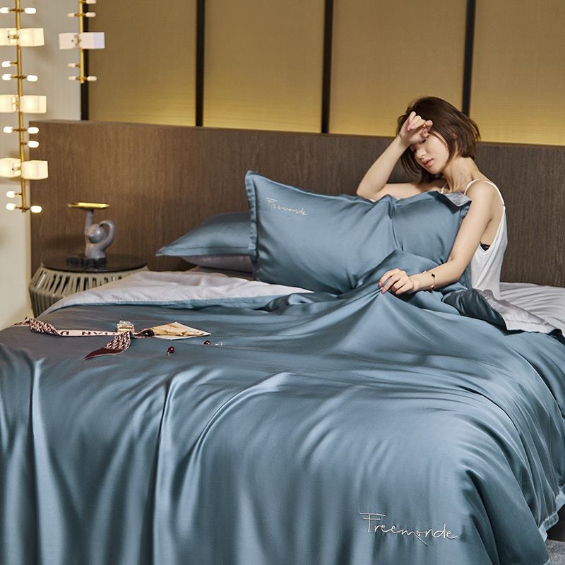 4Pcs Tencel 60S | Freemonde Degin Duvet Cover Set | ID 4PCSTENCEL60S025FMD02