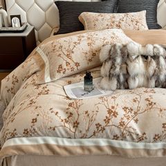 Milk Velvet Lovewe 220gram | 4Pcs Cover Premium Bedding Set | ID LOWE4PCSVMILK220GR12COLORM9