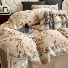 Milk Velvet Lovewe 220gram | 4Pcs Cover Premium Bedding Set | ID LOWE4PCSVMILK220GR12COLORM9