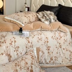Milk Velvet Lovewe 220gram | 4Pcs Cover Premium Bedding Set | ID LOWE4PCSVMILK220GR12COLORM9