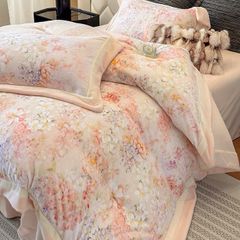 Milk Velvet Lovewe 220gram | 4Pcs Cover Premium Bedding Set | ID LOWE4PCSVMILK220GR12COLORM10