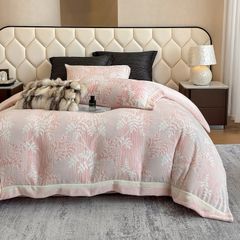 Milk Velvet Lovewe 220gram | 4Pcs Cover Premium Bedding Set | ID LOWE4PCSVMILK220GR12COLORM11