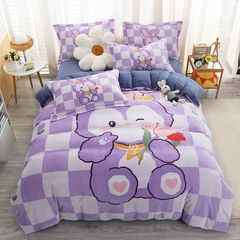 Set 4 Món Nỉ Nhung 200gr hình in 3D TeddyLavender