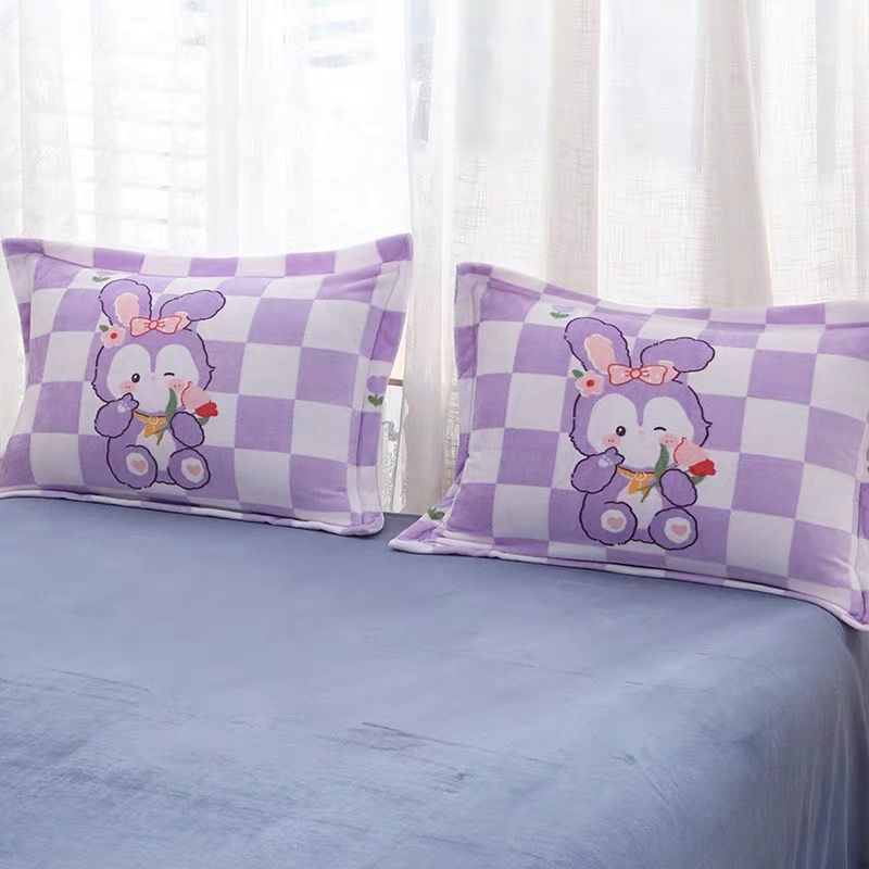 Set 4 Món Nỉ Nhung 200gr hình in 3D TeddyLavender