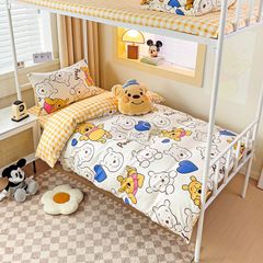 4Pcs Cotton Disney Beddingset Case Pooh Sleepy