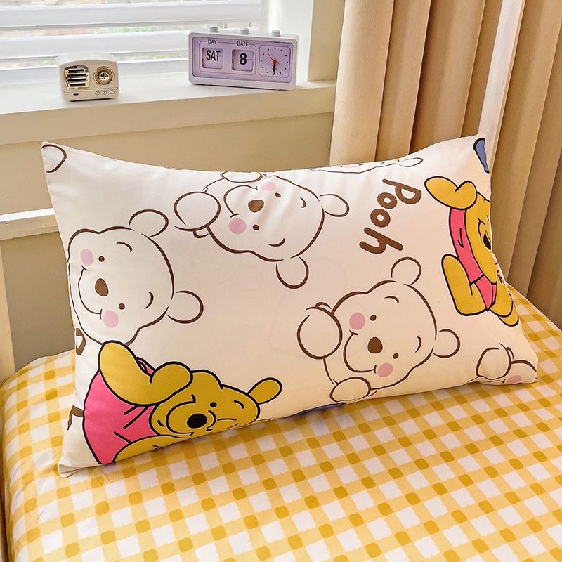 4Pcs Cotton Disney Beddingset Case Pooh Sleepy