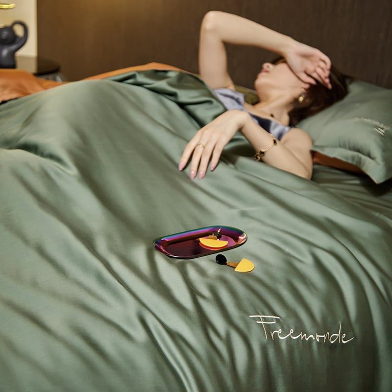 4Pcs Tencel 60S | Freemonde Degin Duvet Cover Set | ID 4PCSTENCEL60S025FMD04