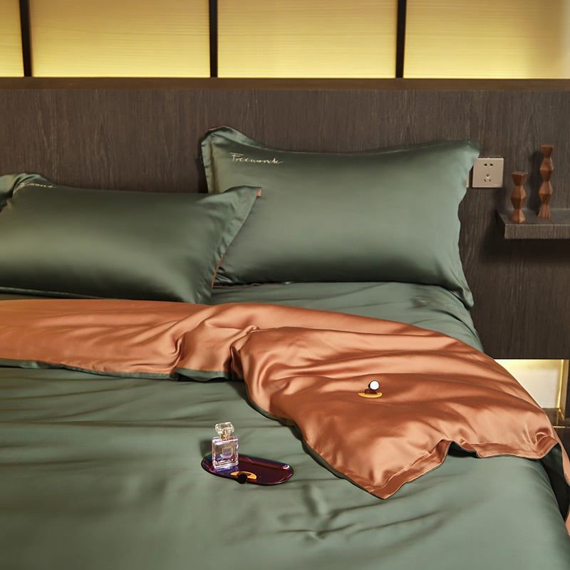 4Pcs Tencel 60S | Freemonde Degin Duvet Cover Set | ID 4PCSTENCEL60S025FMD04