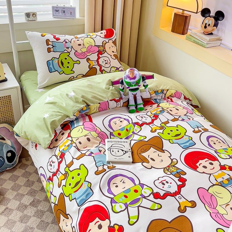 4Pcs Cotton Disney Beddingset Case ToyHero Story