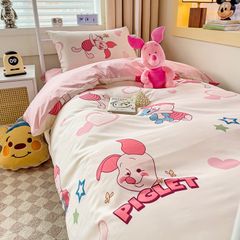 4Pcs Cotton Disney Beddingset Case PigLet