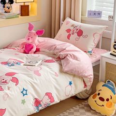 4Pcs Cotton Disney Beddingset Case PigLet