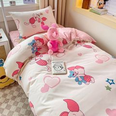 4Pcs Cotton Disney Beddingset Case PigLet