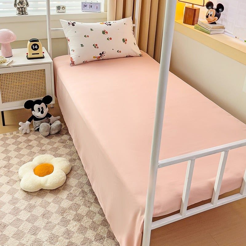 4Pcs Cotton Disney Beddingset Case Mickey Beaty And Bloom