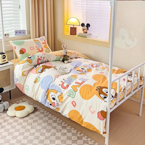 4Pcs Cotton Disney Beddingset Case Chid&Dale