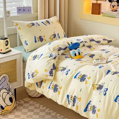 4Pcs Cotton Disney Beddingset Case Donal Family Deway And Louie